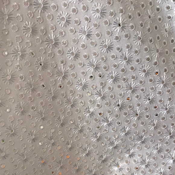 Summery Cottage Core Eyelet Midi Dress - Picture 7 of 9